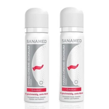 Krémová pěna pro jemné a hebké ruce Sanamed Granat, 100 ml