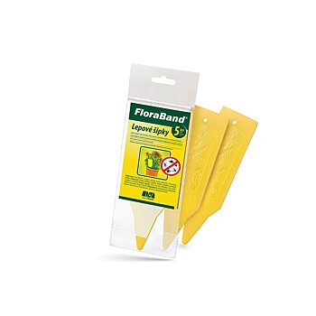 Lepící šipky Flora Band na ochranu květin před škůdci, 5 ks, 4,7× 14,8 cm