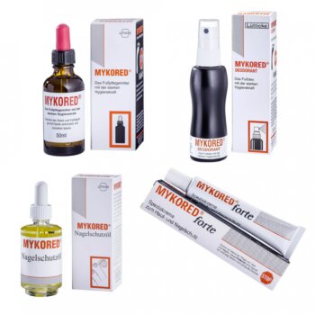 Mykored Quatro maxi set na léčbu plísně nohou a nehtů - 4 výrobky