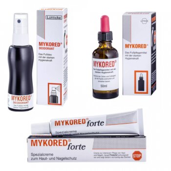 Mykored Trio set – Komplexní péče o nohy a nehty - 3 výrobky