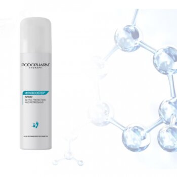 PODOPHARM MYKOBOOSTER – Antimykotický ochranný sprej na nehty a pokožku 125 ml
