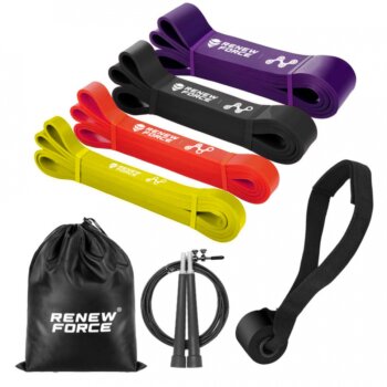 Sada 4 tréninkových expandérů se švihadlem TB10