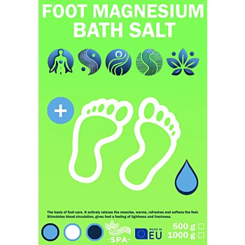 Koupelová hořčíková sůl na nohy