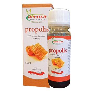 Včelí propolis tinktura, 100% přírodní produkt, 50 ml