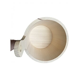 Dřevěné vědro do sauny s rukojetí, 32 x 25 cm, 6L