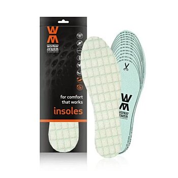 Bambusové vložky profi do pracovní obuvi Bamboo & Alum 36-46