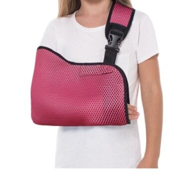 Závěs na rameno síťovinový O-1501, růžový