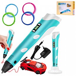 3D pero, tiskárna + 4m barevných náplní