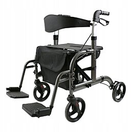 4 - kolové chodítko a transportní vozík 2 v 1 Bogota Premium RF-625, nosnost 136 kg - Náhled