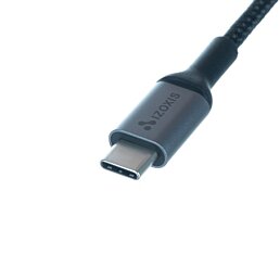 Kabel USB Typ-C PD, 2m černý - Náhled