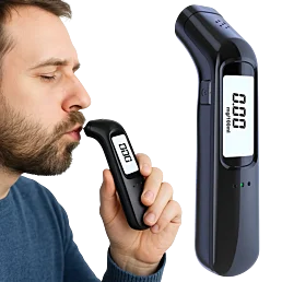 Přenosný bezkontaktní alkohol tester s USB nabíjením