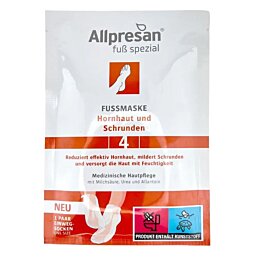 Allpresan 4® regenerační maska na nohy na popraskanou a zrohovatělou pokožku, 1 pár - Náhled