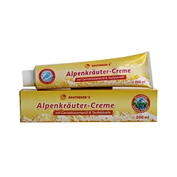 Alpenkräuter-Creme bylinný bylinný krém s konopným olejem a čertovým pazúrem – 200 ml