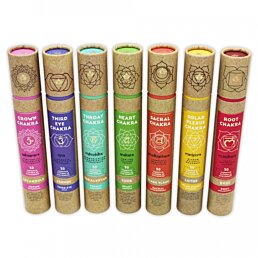 Vonné tyčinky Balanced chakra, mix vůní - 7 čaker, 7 x 30 ks (210 ks)