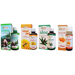 Balíček imunita Medvědí česnek + Aloe Vera + Včelí pyl + Tinktura výluh