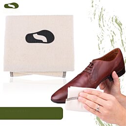 Bavlněná utěrka na lesklou obuv, Polishing Cloth, 38 x 31 cm
