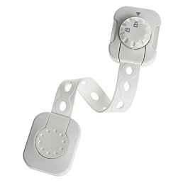 Bezpečnostní zámek na skříňky - 6 ks, bílý - Náhled