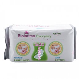 BIOINTIMO DUO PACK Anionové denní vložky s pH testerem, 20 ks