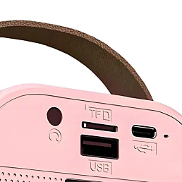 Bluetooth karaoke sada se 2 mikrofony, SingSet Pink - Náhled