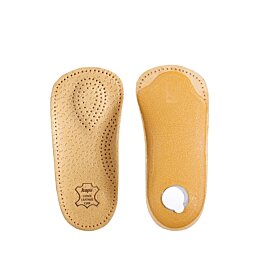 Ortopedické 2/3 kožené vložky do bot Bolero - Náhled