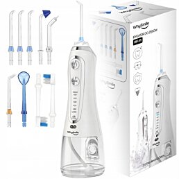 Cestovní ústní sprcha nabíjecí s 9 nástavci, WhySmile HF-11