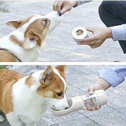 Cestovní láhev pro psa na vodu 300ml - Náhled