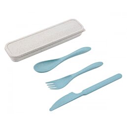 Cestovní turistická sada příborů s pouzdrem 3 ks