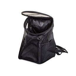 Cestovní batoh pro psy a kočky, černý - Náhled