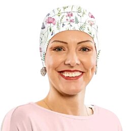 Čepice po chemoterapii, dámská Canaver (2-vrstvá) flowy - Náhled