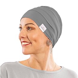 Čepice po chemoterapii, dámská Canaver (2-vrstvá) šedá