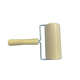 Dřevěný masážní ruční hladký váleček - velký, 19 x 12 x 6 cm - Náhled