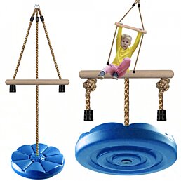 Dětská zahradní houpačka Disc Swing, 30 cm, modrá