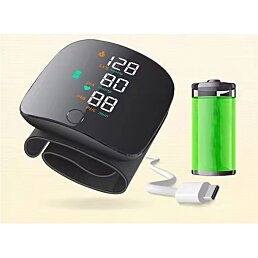 Digitální tlakoměr na zápěstí A01, černý - Náhled