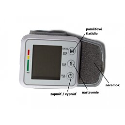 Digitální tlakoměr YX-101, bílý - Náhled