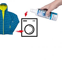 Prací prostředek pro turistické péřové oblečení a doplňky, Down Wash, 300ml - Náhled