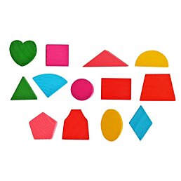 Dřevěné třídící kostky - vzdělávací hračka - Náhled