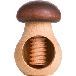 Dřevěný louskáček na ořechy Dubák, 10 x 6 cm
