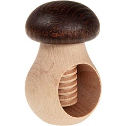 Dřevěný louskáček na ořechy Dubák, 10 x 6 cm - Náhled