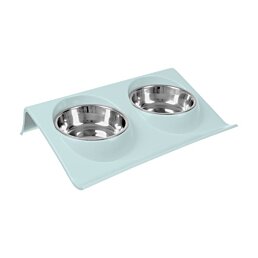 Dvojitá miska pro psa na stojanu