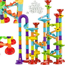 Barevná kuličková dráha 30 kuliček, 113 dílů, Marble Run - Náhled