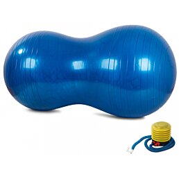 Fitness dvojitá koule Peanut ball s pumpou - 50 x 100 cm