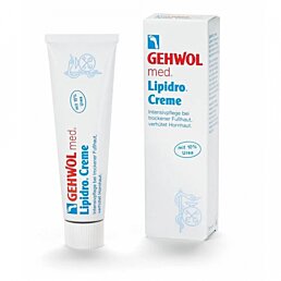 Gehwol Lipidro Creme - Krém na suchou pokožku nohou zabraňující tvorbě mozolů 75ml