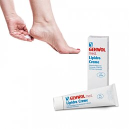 Gehwol Lipidro Creme - Krém na suchou pokožku nohou zabraňující tvorbě mozolů 75ml - Náhled