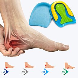 Gelové podpatky do bot proti nárazům - Náhled