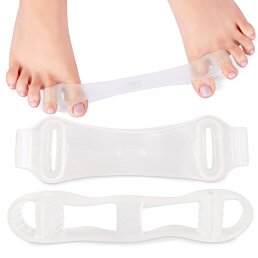 Gelový expandér na haluxy/deformaci kloubu plochá na cvičení, 1 pár