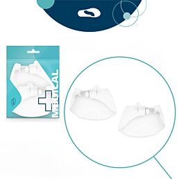 Gelový oddělovač prstů s krytem pro malíček, 1 pár - Náhled