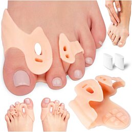 Gélový separátor s klínovým korigujícím uzlíkem na 3 prsty, 8 x 7 cm