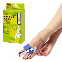 Dlahy na korekci vybočeného palce, výrůstků a puchýřů hallux - bílá 2ks