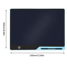 Grafický tablet pro děti s mazáním jedním tlačítkem 16", modrý - Náhled