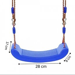Dětská zahradní závěsná houpačka s výškově nastavitelnými popruhy SWING-Y - Náhled